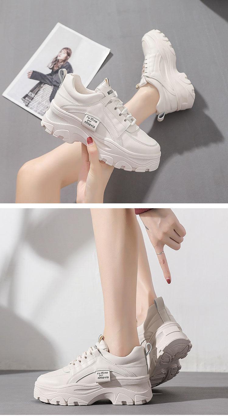 Premium Casual Winter Women's Thick Platform Sneakers
