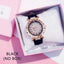 Reloj de Pulsera para Mujer Elegante Cielo Estrellado con Rhinestones