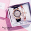 Reloj de Pulsera para Mujer Elegante Cielo Estrellado con Rhinestones