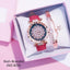 Reloj de Pulsera para Mujer Elegante Cielo Estrellado con Rhinestones