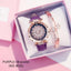 Reloj de Pulsera para Mujer Elegante Cielo Estrellado con Rhinestones