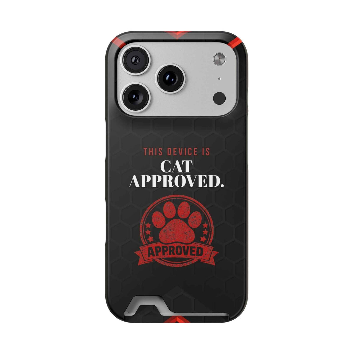 Cat Approved iPhone Case — Official Stamp Edition
