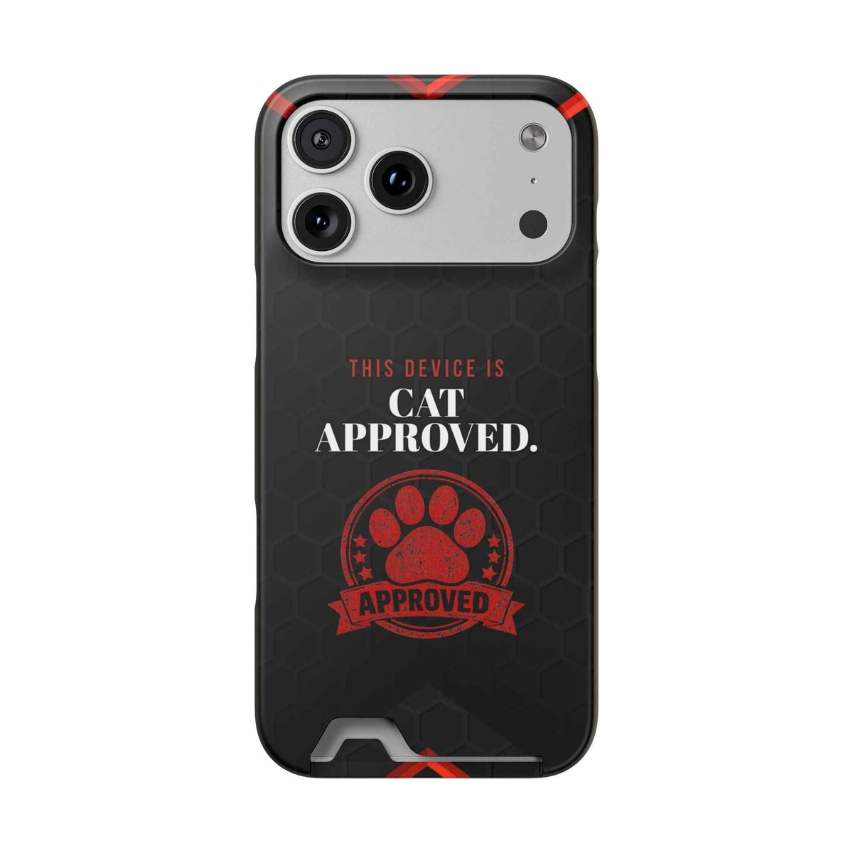 Cat Approved iPhone Case — Official Stamp Edition