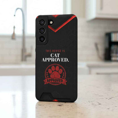 Coque Samsung Galaxy Approuvée par les Chats — Édition Classifiée
