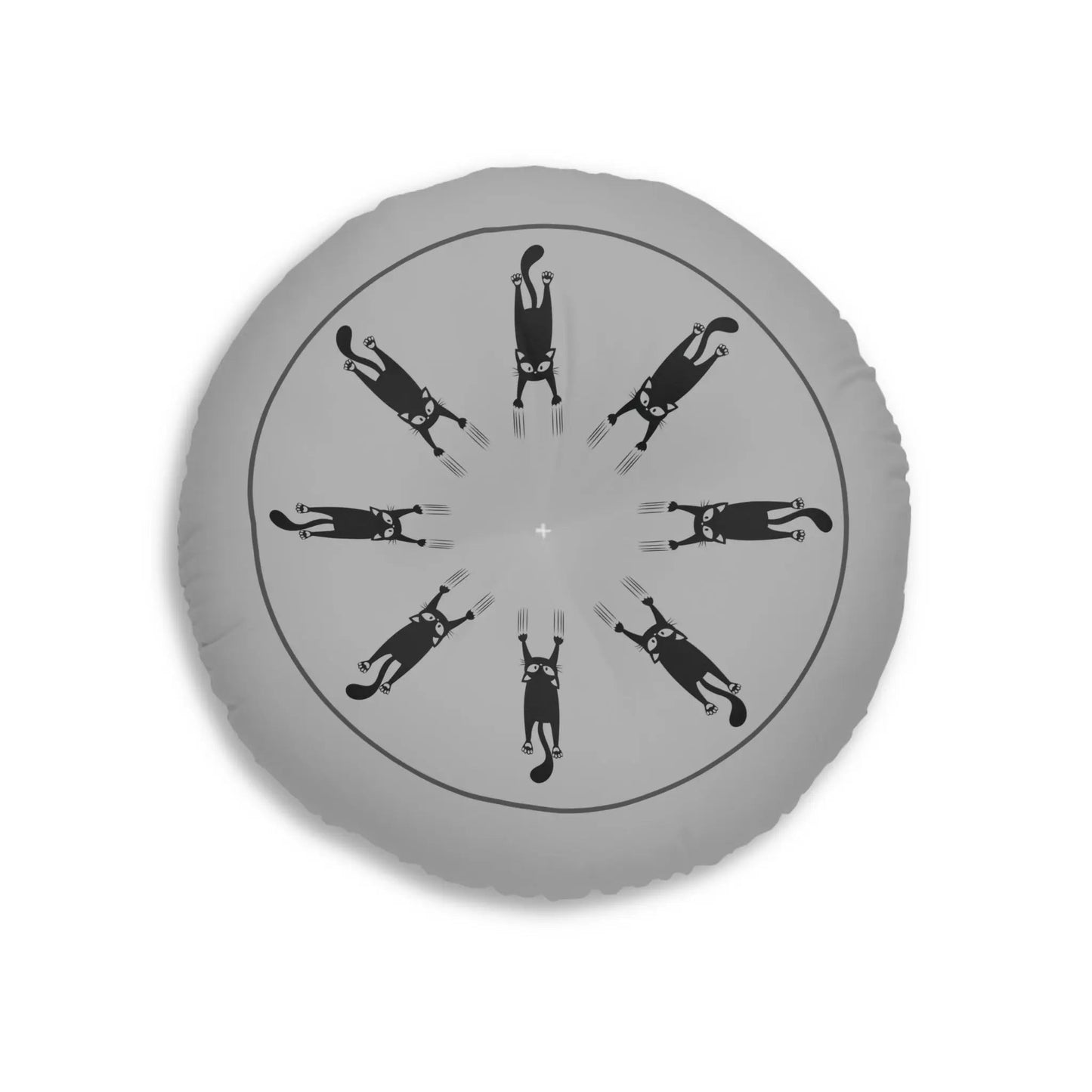 Cat Clawed Tufted Round Floor Pillow