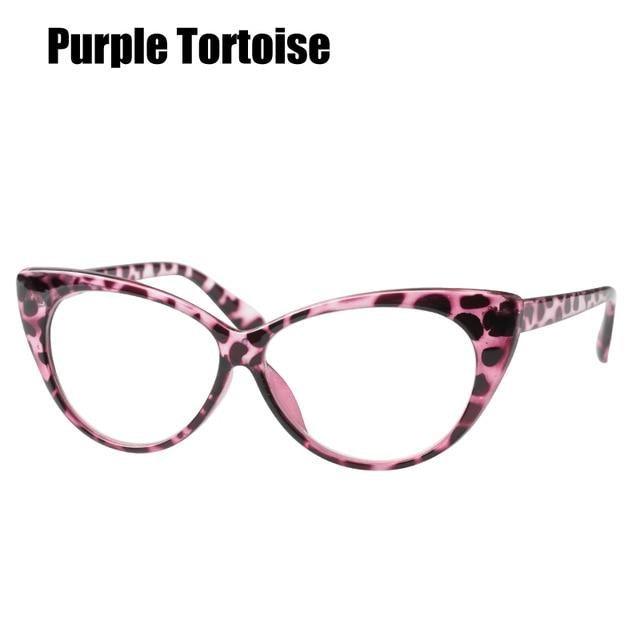 Lunettes de lecture en forme de chat pour femmes