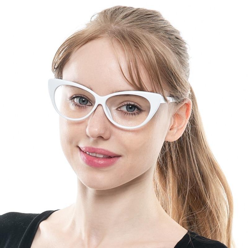 Lunettes de lecture en forme de chat pour femmes