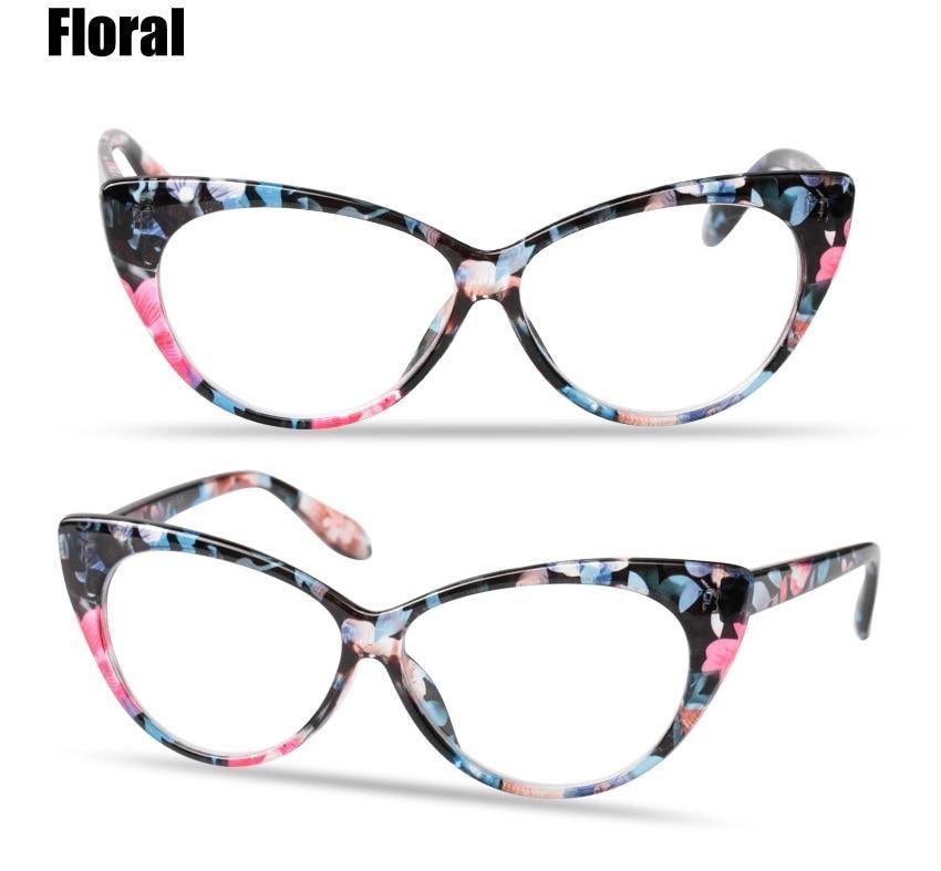 Lunettes de lecture en forme de chat pour femmes