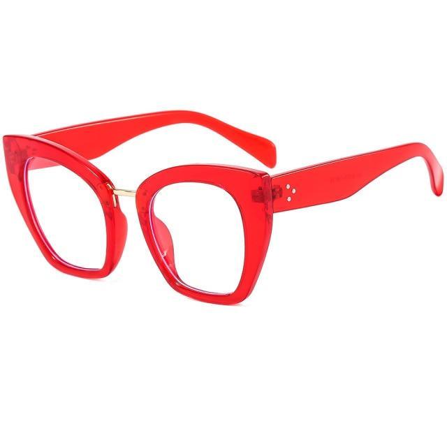 Lunettes de blocage de la lumière bleue en forme d'yeux de chat pour hommes et femmes