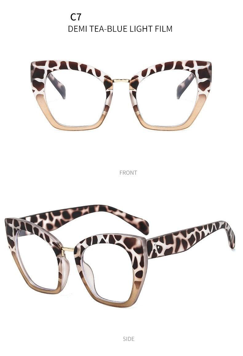 Lunettes de blocage de la lumière bleue en forme d'yeux de chat pour hommes et femmes