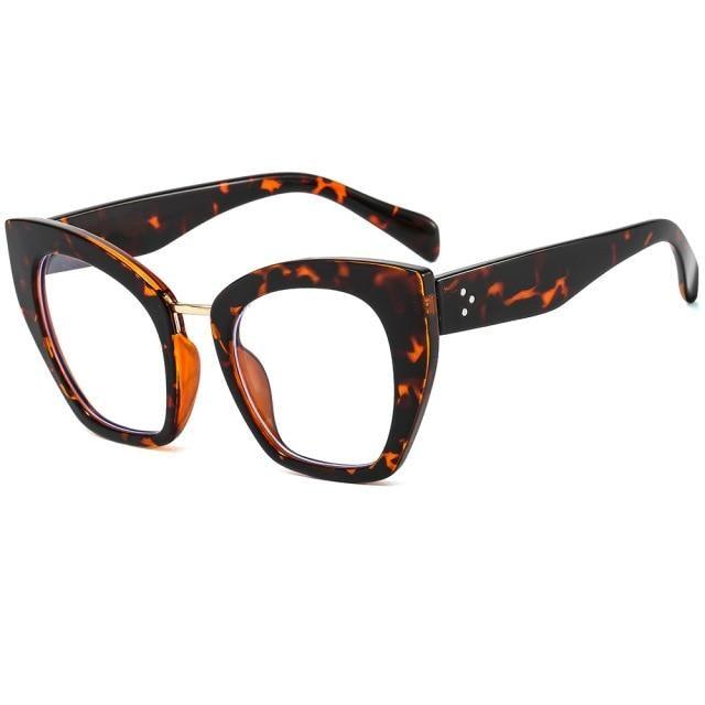 Lunettes de blocage de la lumière bleue en forme d'yeux de chat pour hommes et femmes