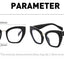 Lunettes de blocage de la lumière bleue en forme d'yeux de chat pour hommes et femmes