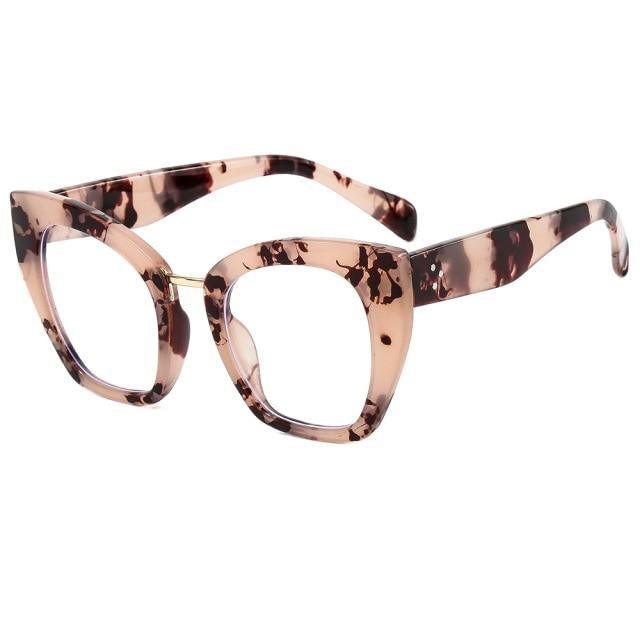 Lunettes de blocage de la lumière bleue en forme d'yeux de chat pour hommes et femmes
