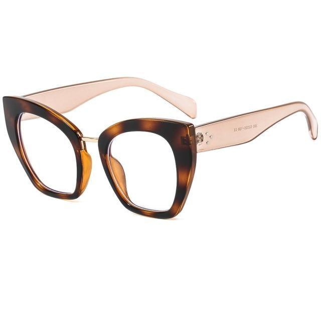 Lunettes de blocage de la lumière bleue en forme d'yeux de chat pour hommes et femmes