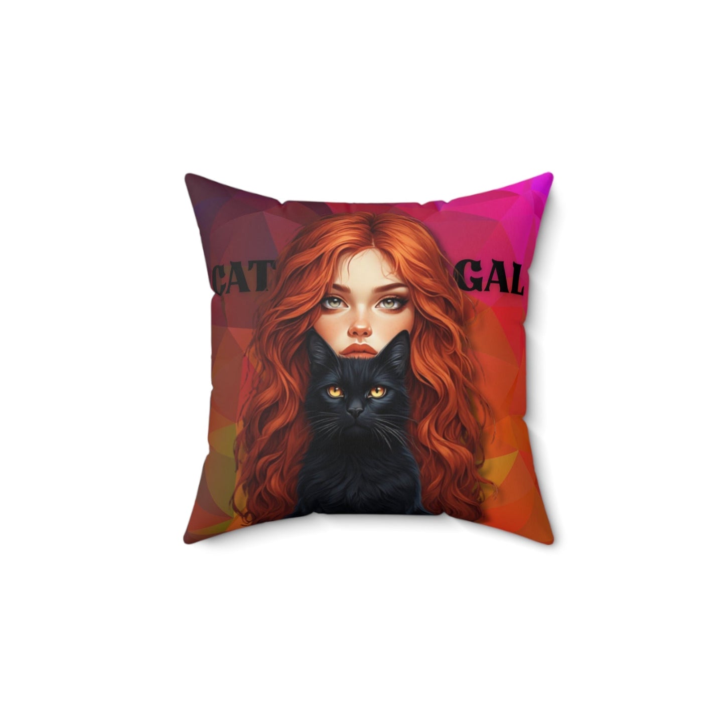 Almohada Decorativa Cat Gal - Decoración Estilosa para el Hogar