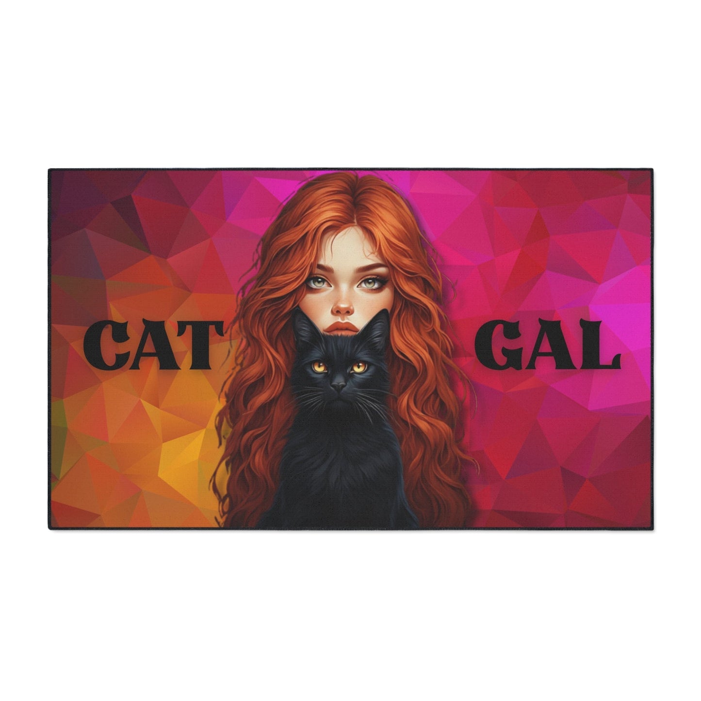 Cat Gal Heavy Duty Floor Mat – Stylish & Durable for Cat Lovers