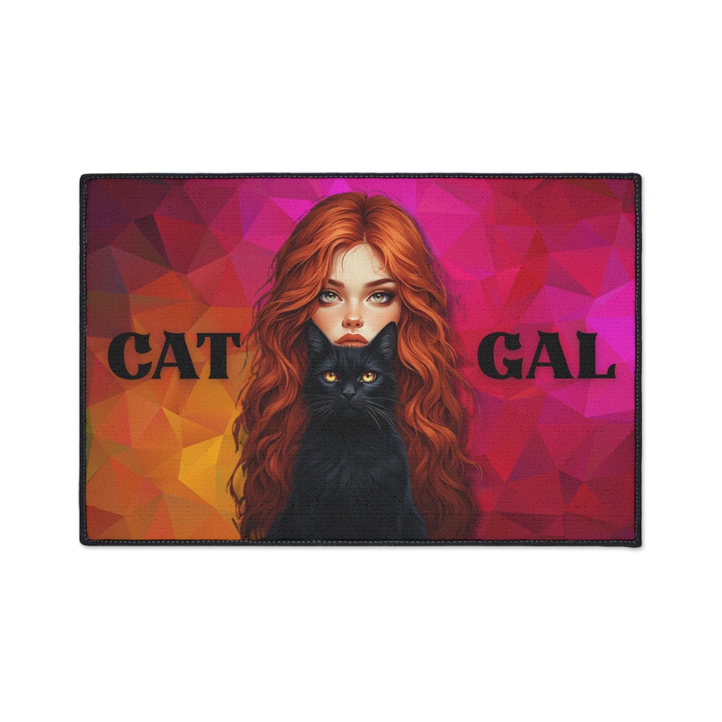 Cat Gal Heavy Duty Floor Mat – Stylish & Durable for Cat Lovers