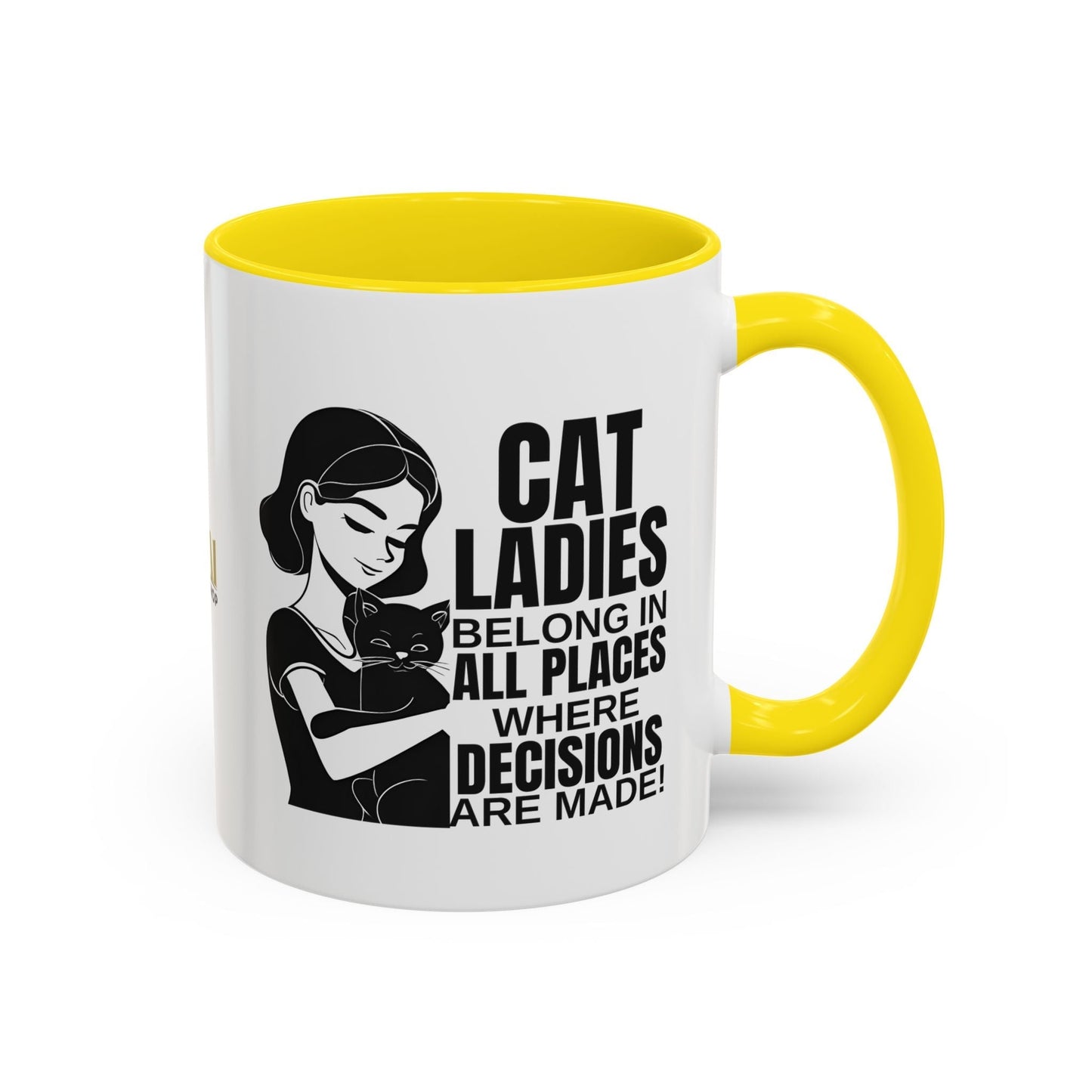 Taza de acento Cat Ladies Belong