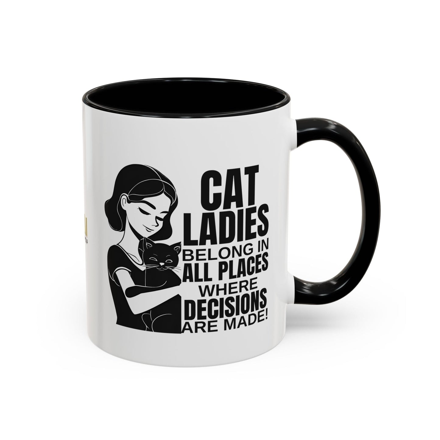 Taza de acento Cat Ladies Belong