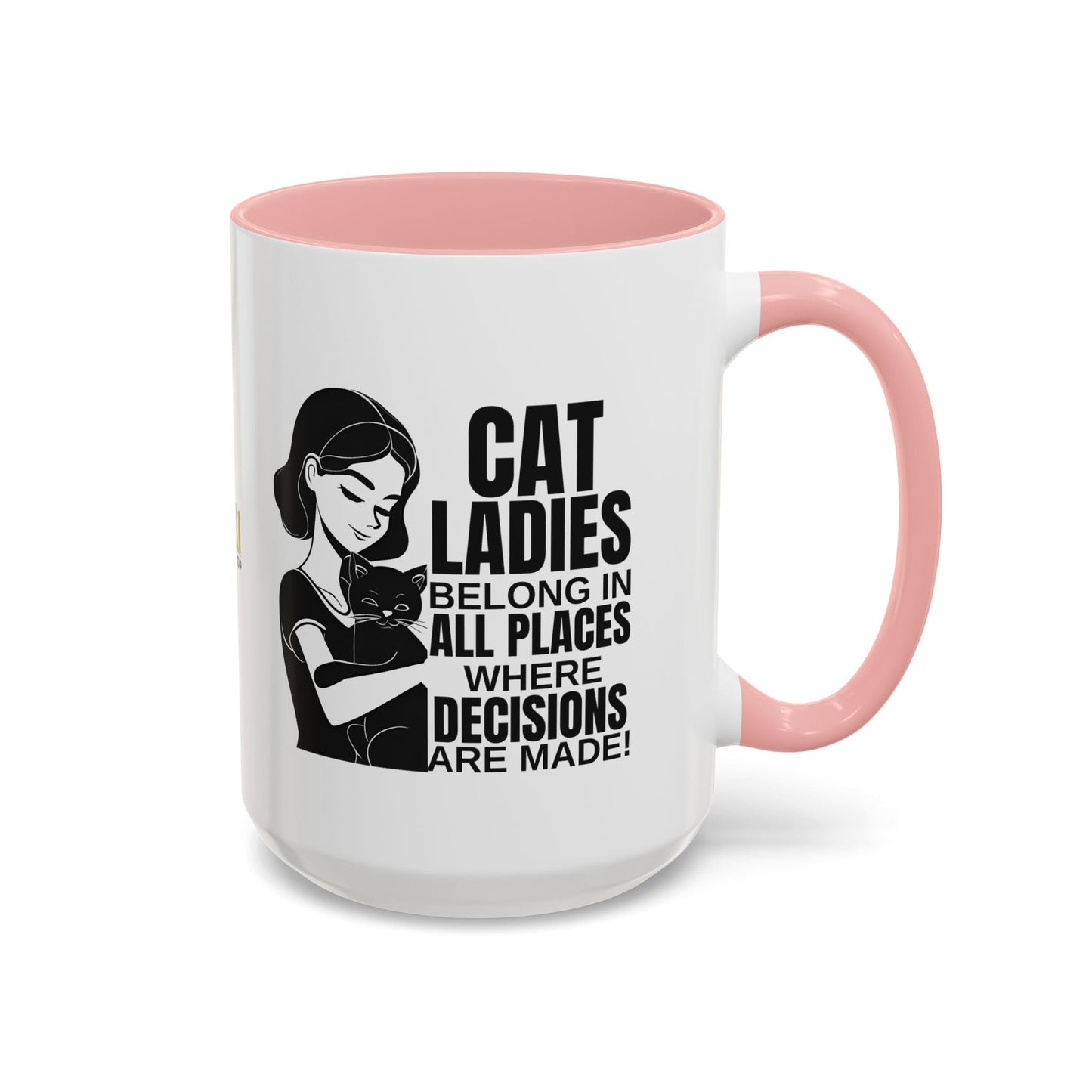 Taza de acento Cat Ladies Belong