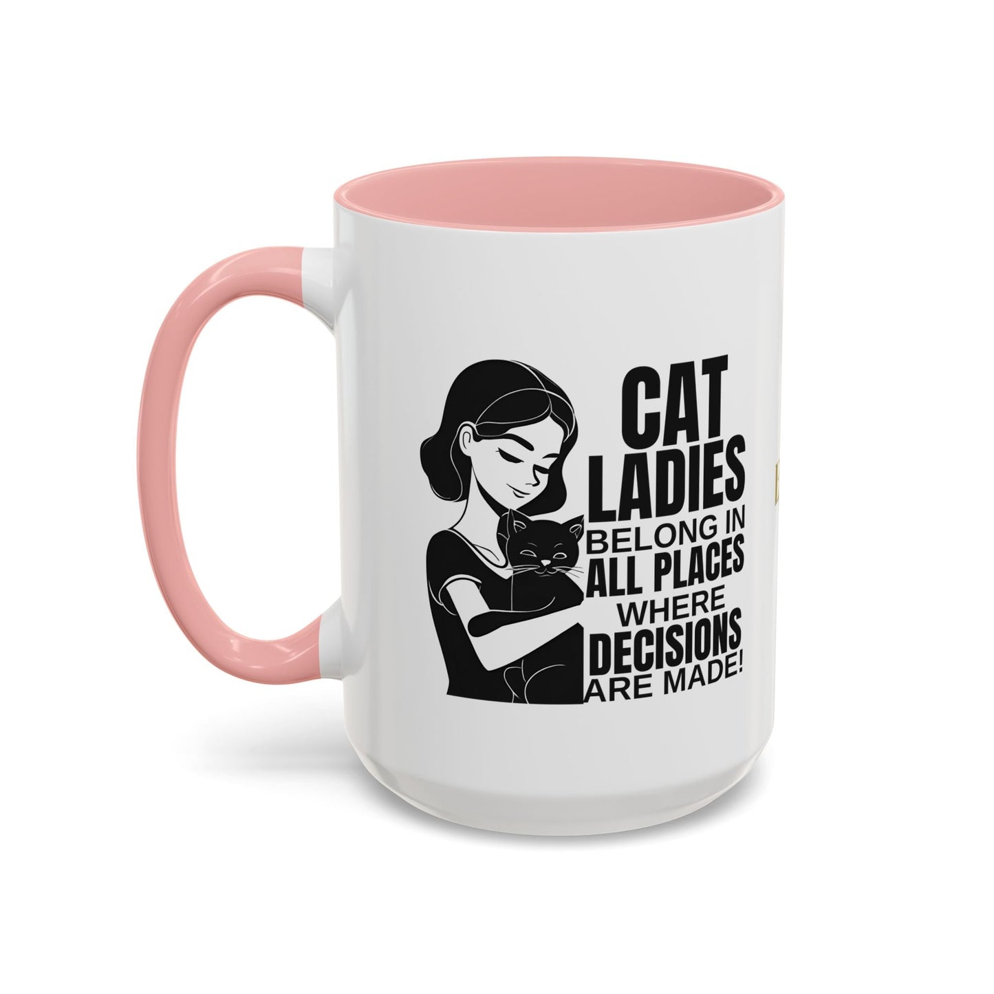 Taza de acento Cat Ladies Belong