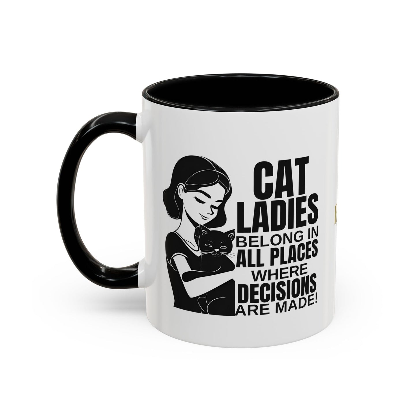 Taza de acento Cat Ladies Belong
