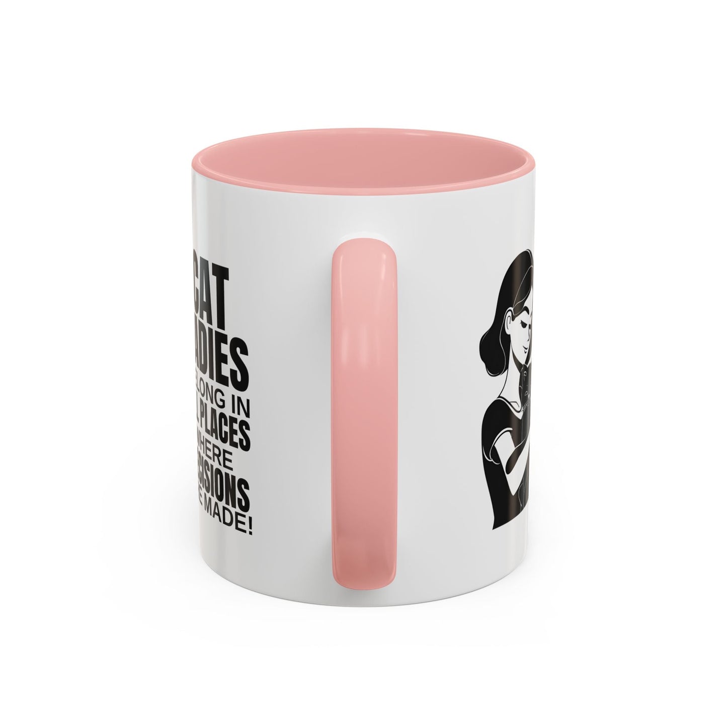 Taza de acento Cat Ladies Belong
