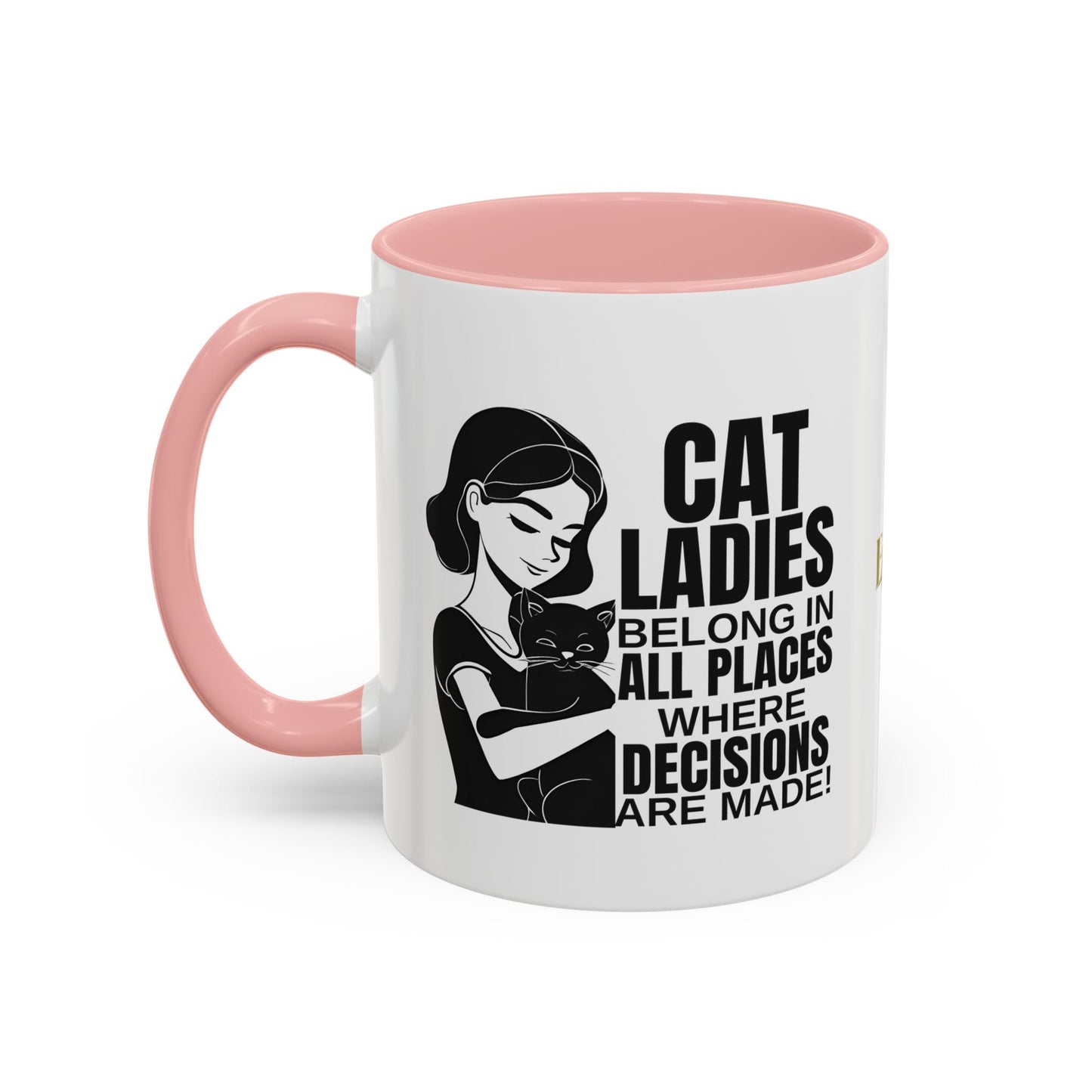 Taza de acento Cat Ladies Belong