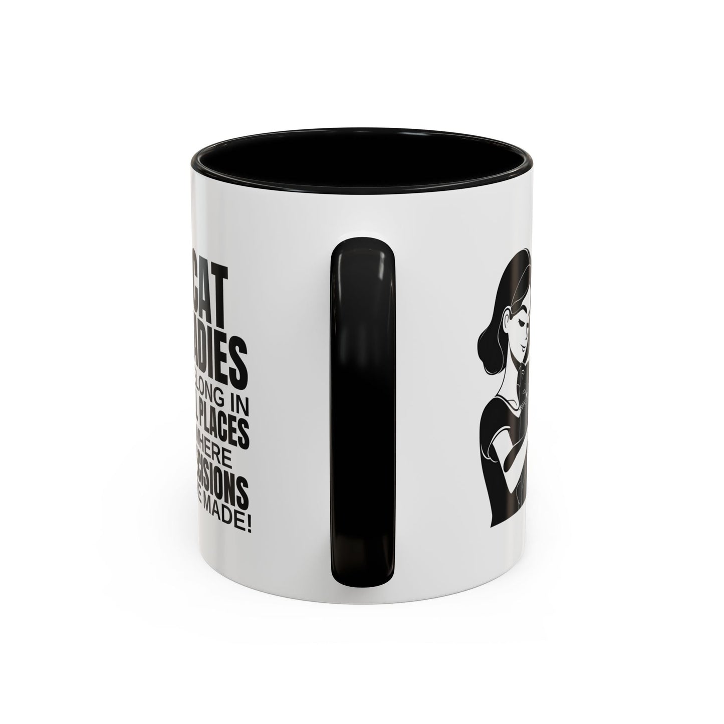 Taza de acento Cat Ladies Belong