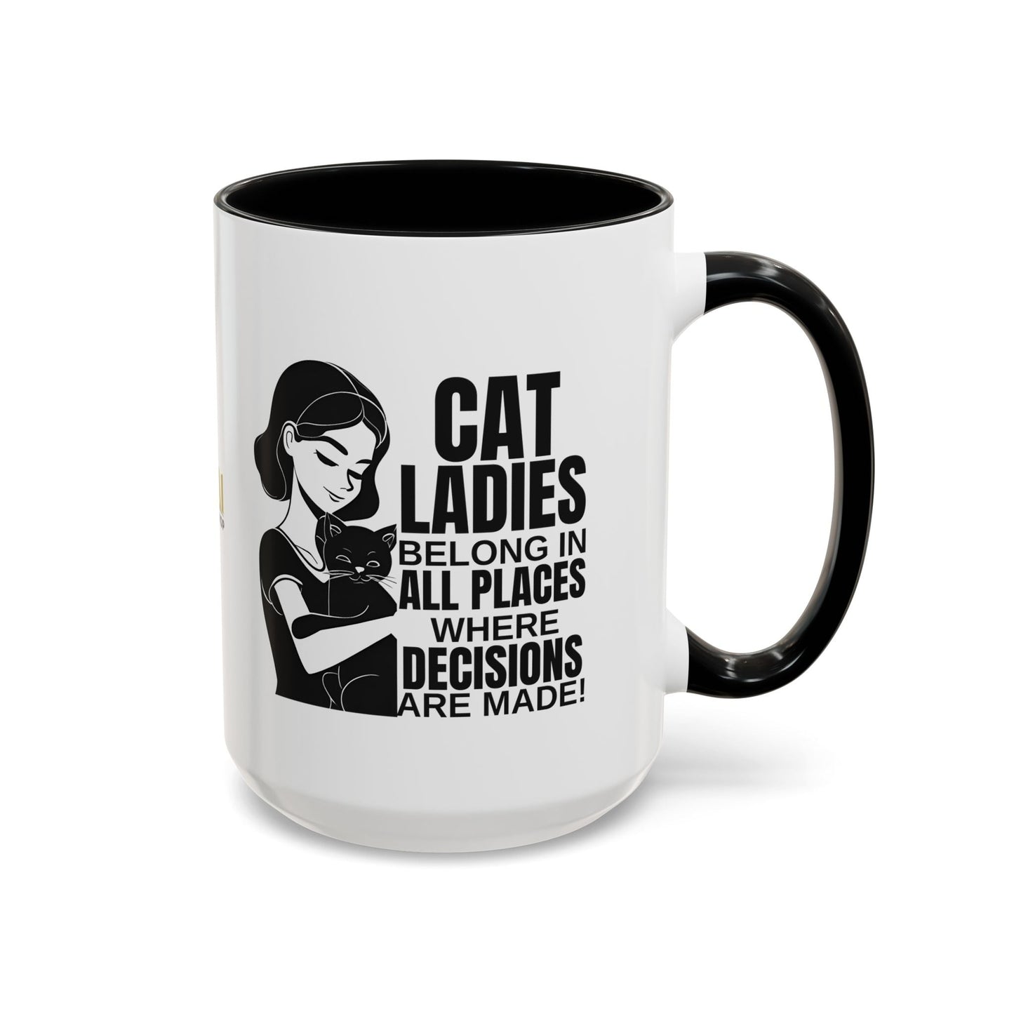 Taza de acento Cat Ladies Belong