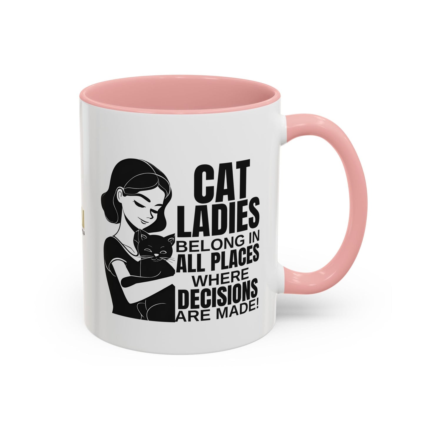 Taza de acento Cat Ladies Belong
