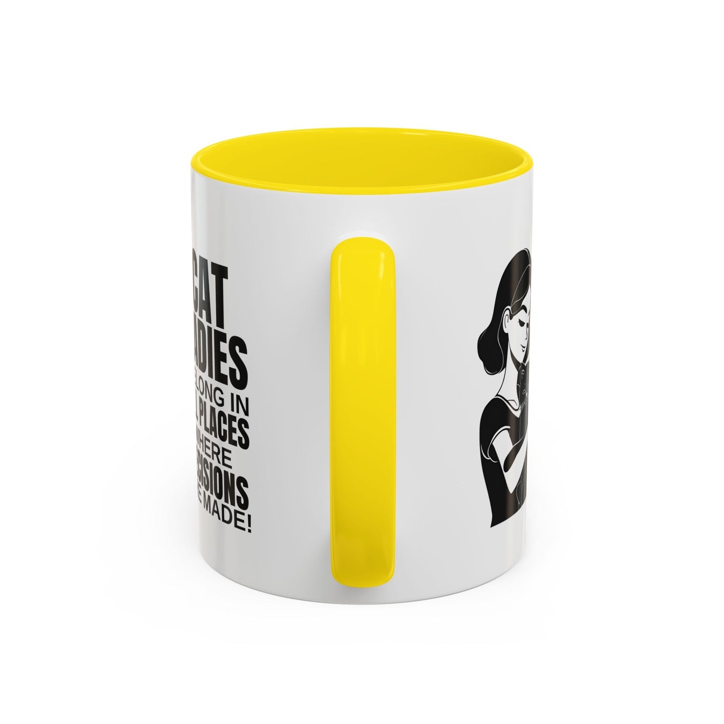 Taza de acento Cat Ladies Belong
