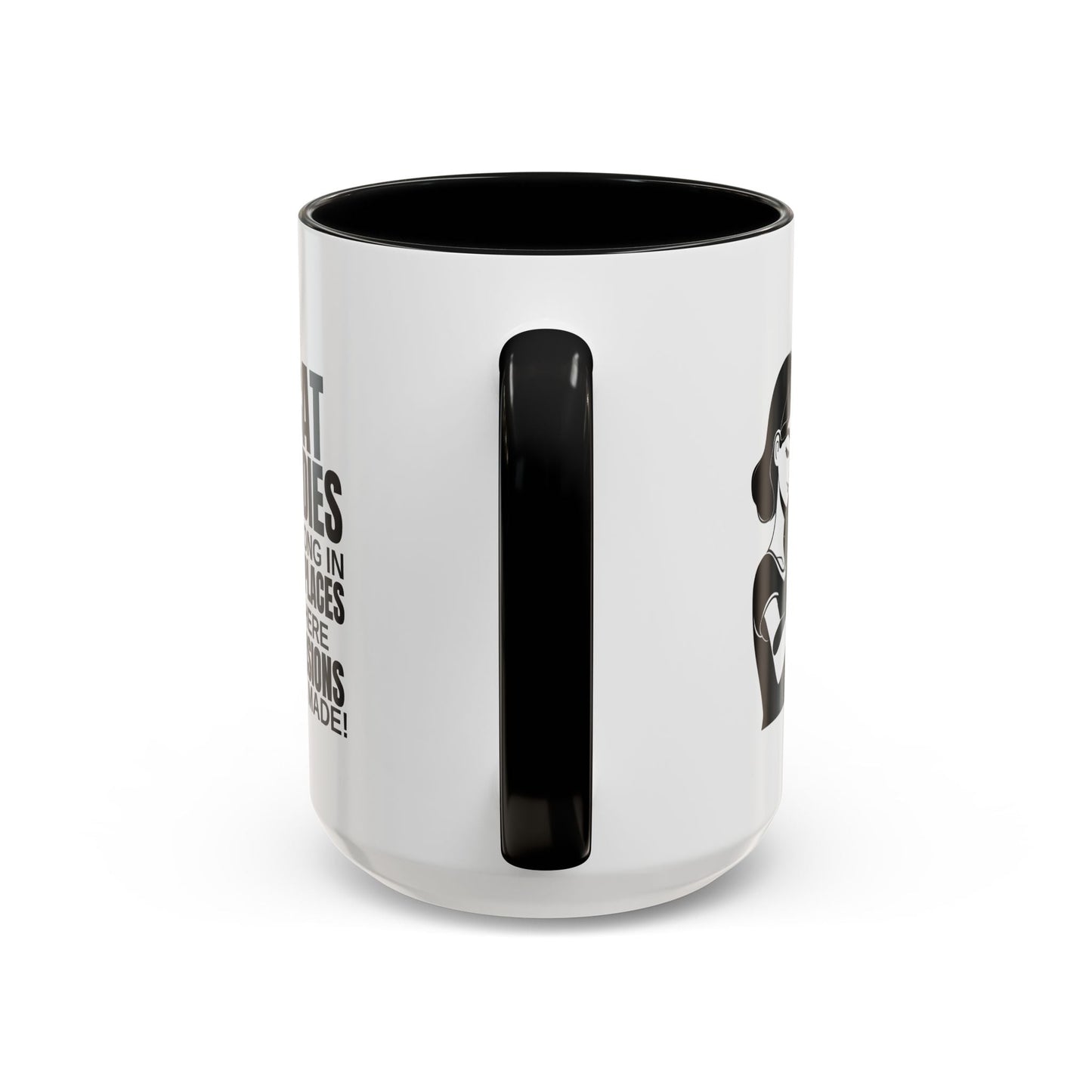 Taza de acento Cat Ladies Belong