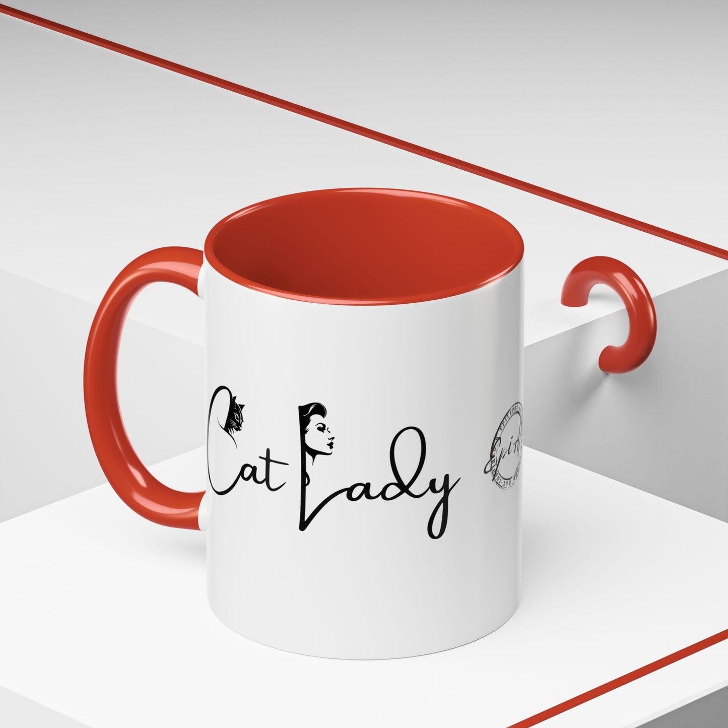 Whimsical Cat Lover's Coffee Mug - Ideal Gift for Feline Fans - Korvel