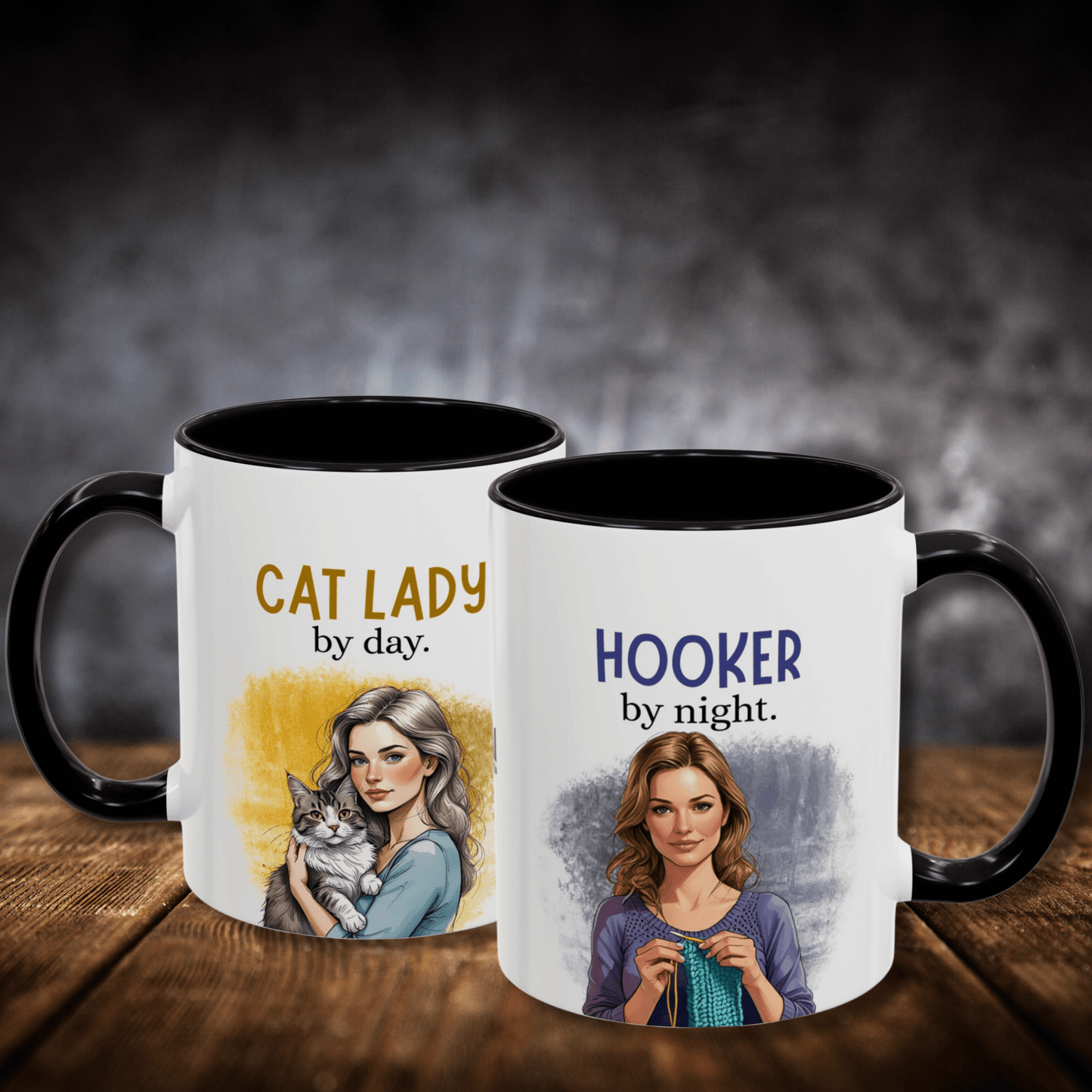 Hilarious Cat Lover's Coffee Mug - Purrfectly Fun! - Korvel
