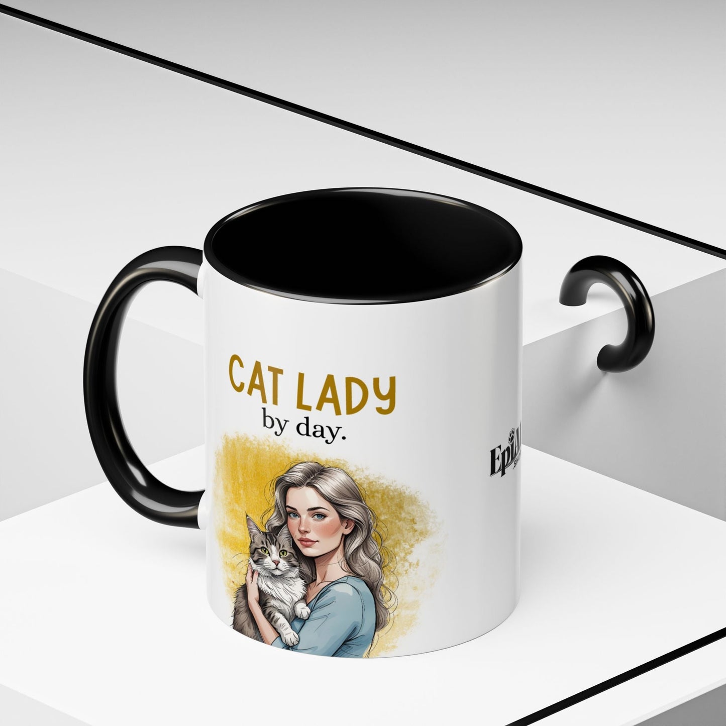 Hilarious Cat Lover's Coffee Mug - Purrfectly Fun! - Korvel