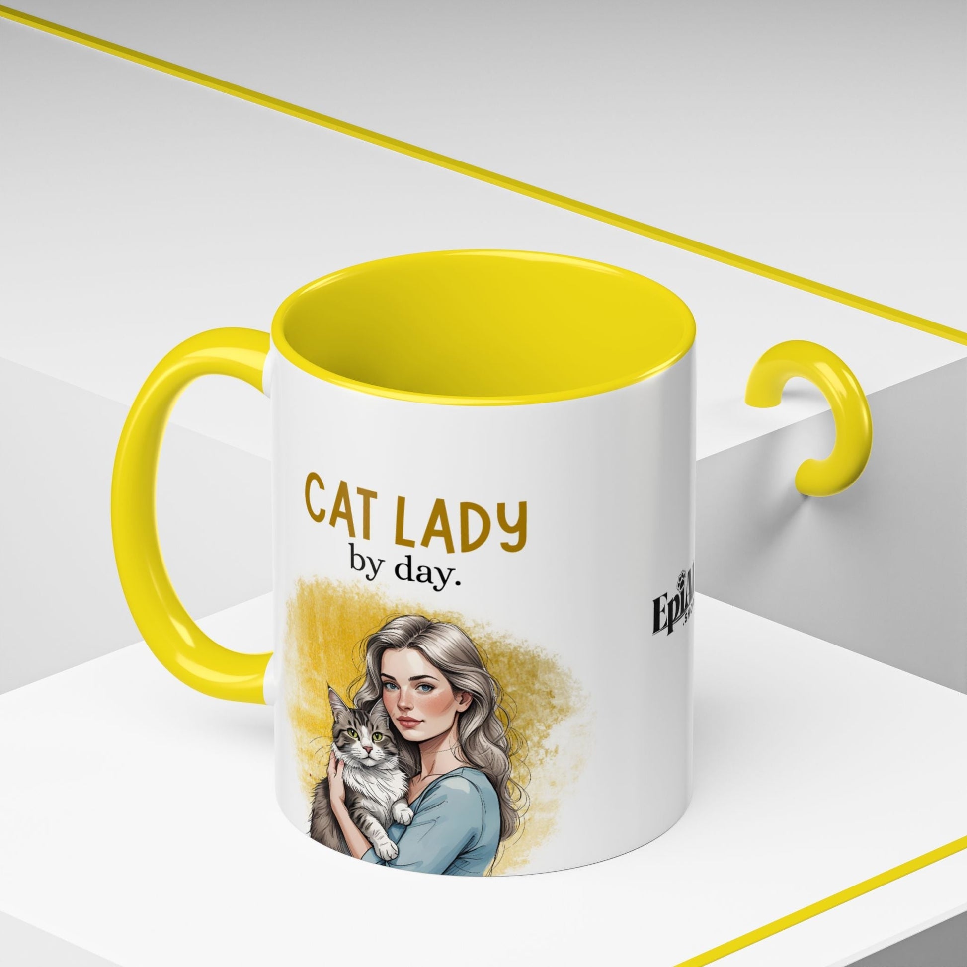 Hilarious Cat Lover's Coffee Mug - Purrfectly Fun! - Korvel