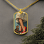Cat Lady in Red Necklace