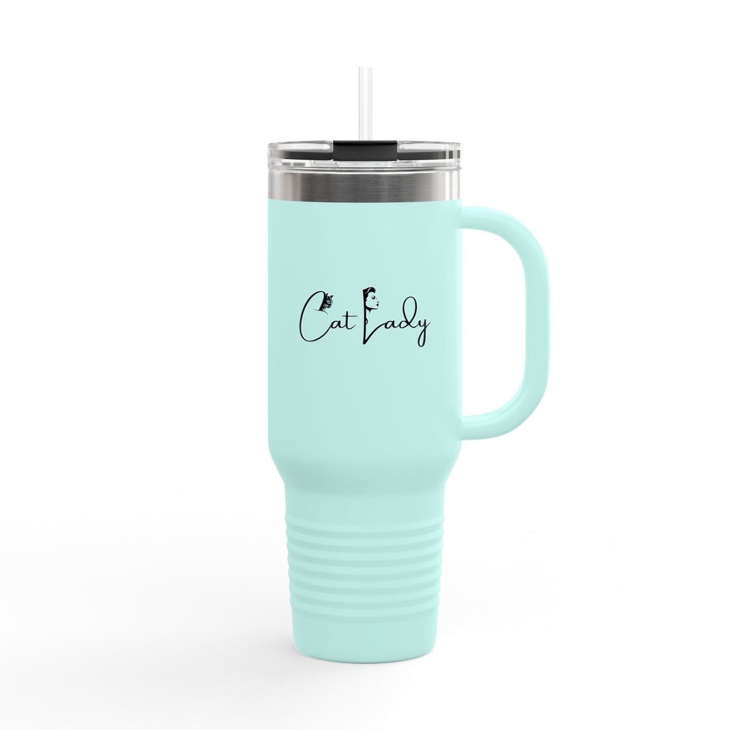 Cat Lady Insulated Travel Mug - 40oz Coffee Tumbler