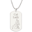 Cat Lady Legs Engraved Necklace