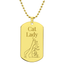 Cat Lady Legs Engraved Necklace