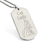 Cat Lady Legs Engraved Necklace