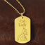 Cat Lady Legs Engraved Necklace