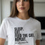 Camiseta Softstyle para Mujeres Cat Lady Life