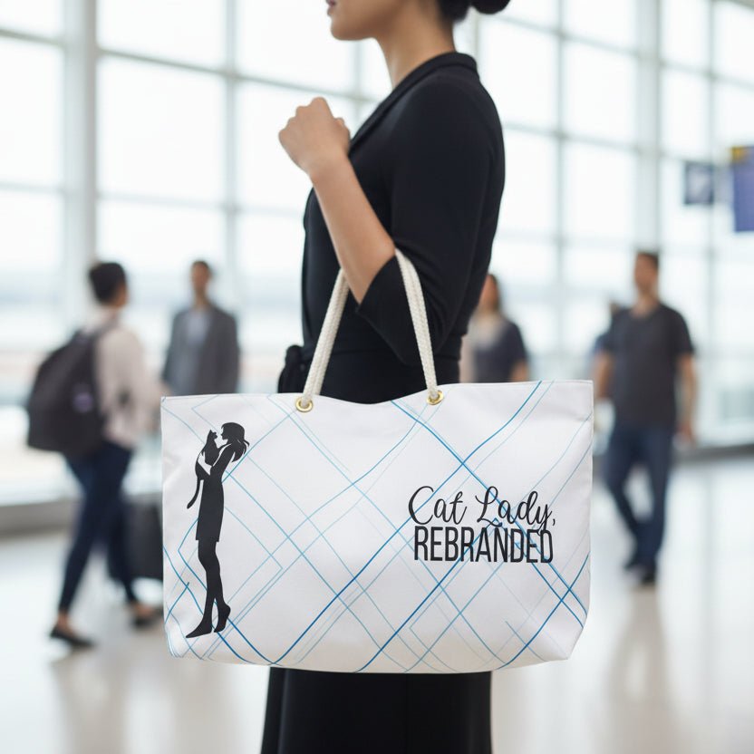 Sac de voyage weekender Cat Lady Rebranded