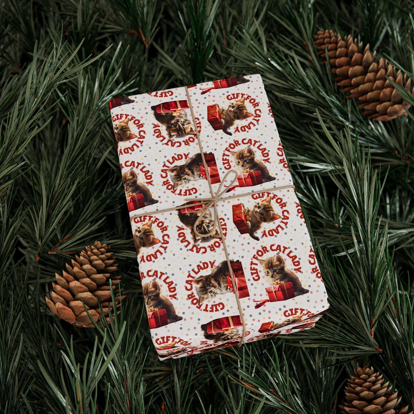Papel de Regalo para Amantes de los Gatos