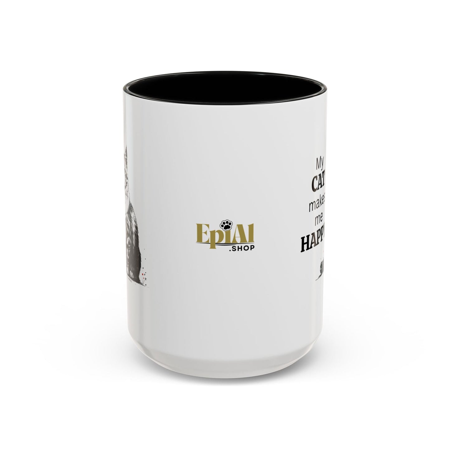 Taza de Café con Acento para Amantes de los Gatos: Regalo Ideal para Entusiastas de los Gatos