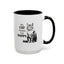 Taza de Café con Acento para Amantes de los Gatos: Regalo Ideal para Entusiastas de los Gatos