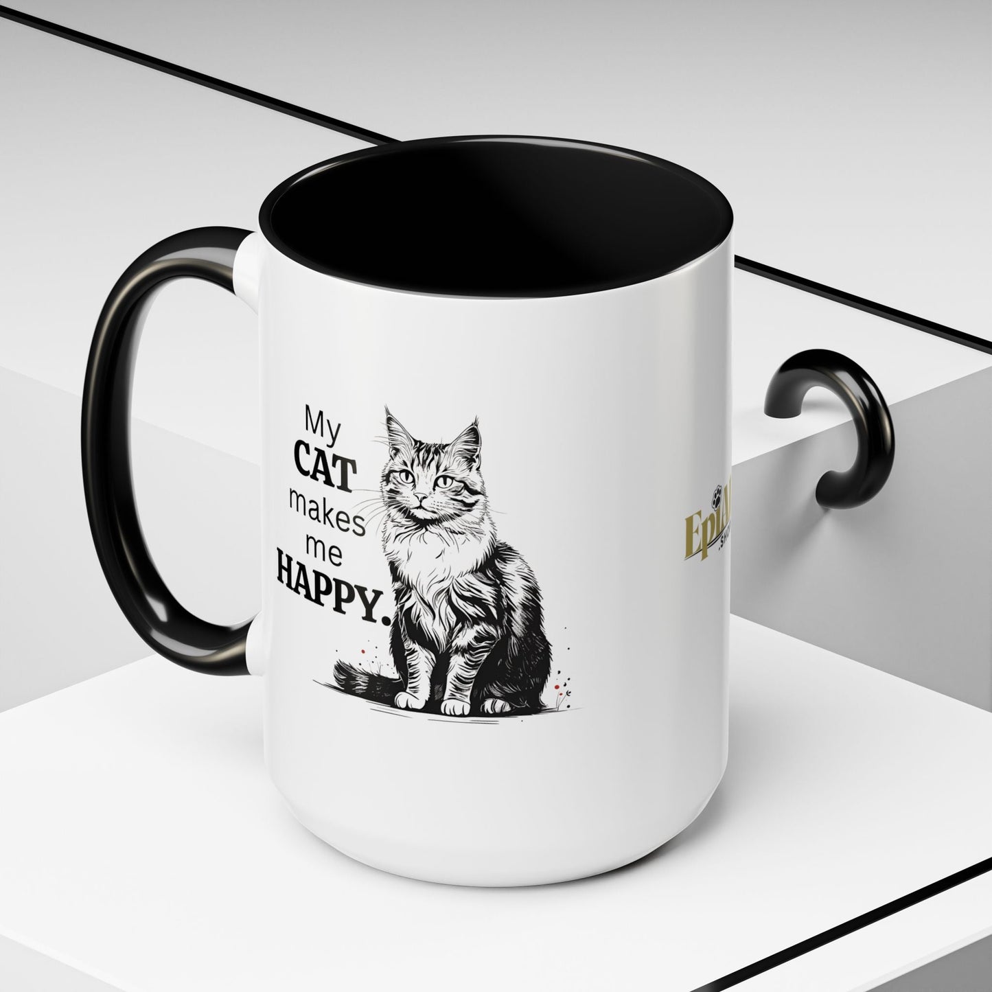 Taza de Café con Acento para Amantes de los Gatos: Regalo Ideal para Entusiastas de los Gatos