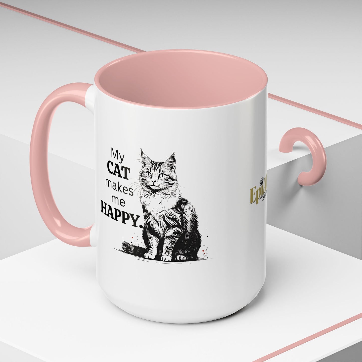 Taza de Café con Acento para Amantes de los Gatos: Regalo Ideal para Entusiastas de los Gatos